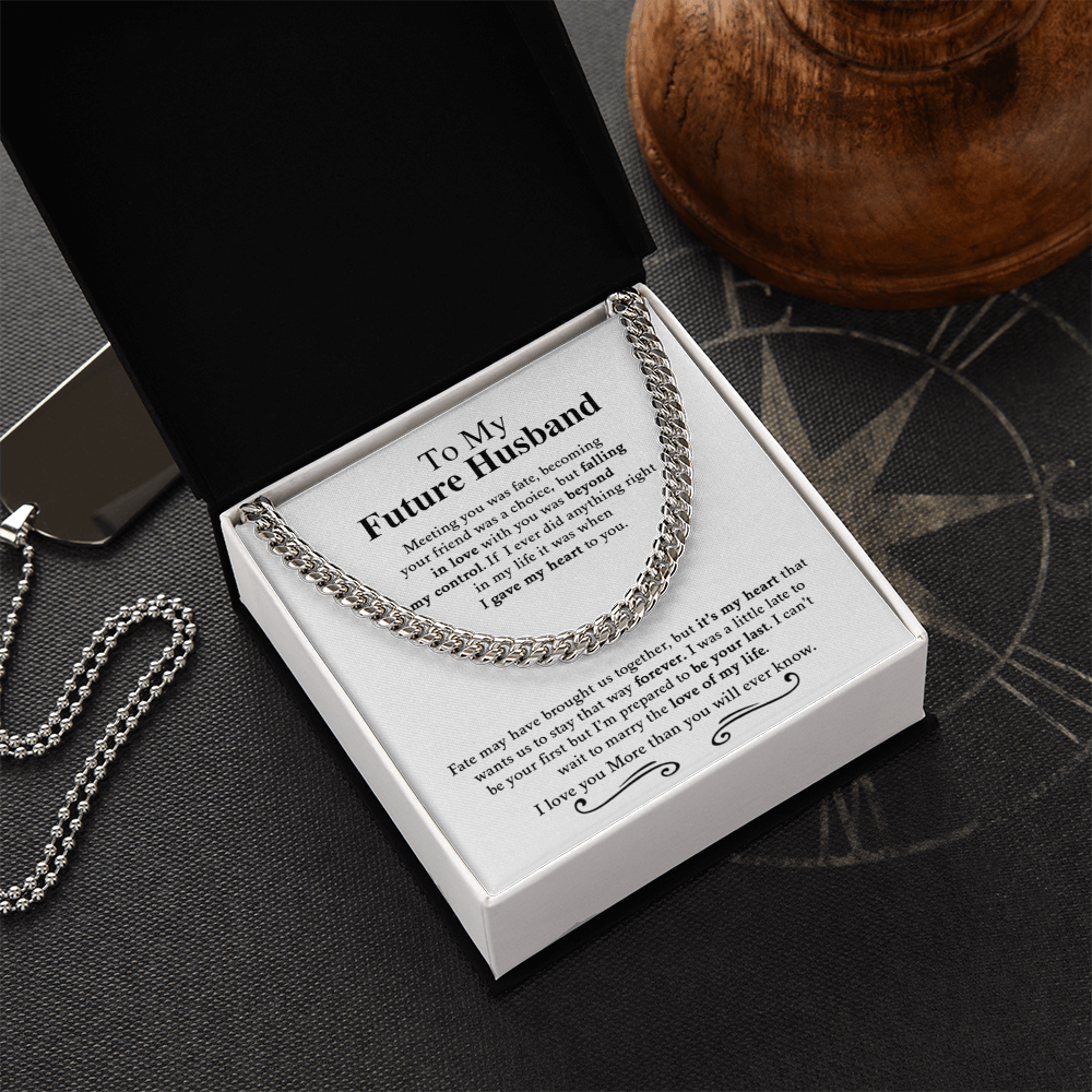 To My future Husband | Cuban Link Chain