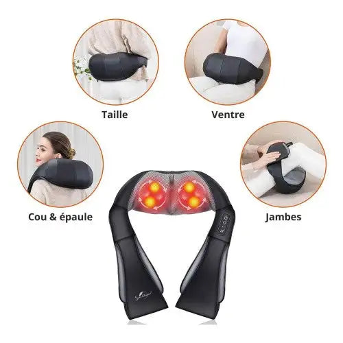 Heated Massage Device For Neck