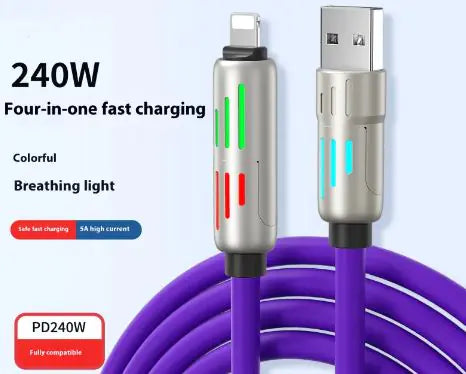 240W Fast Charging Two-to-Two Data Cable