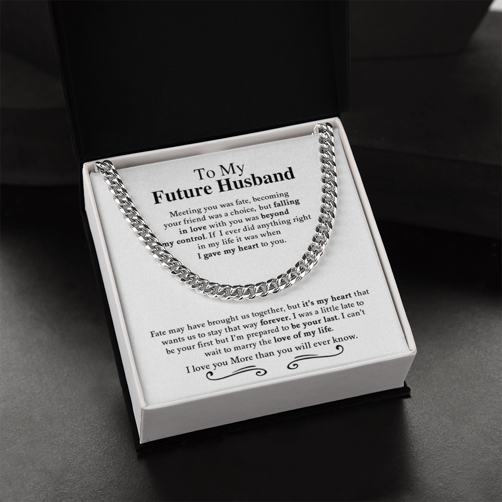 To My future Husband | Cuban Link Chain