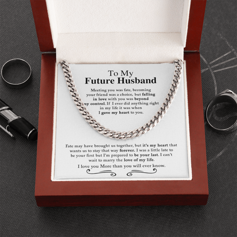 To My future Husband | Cuban Link Chain